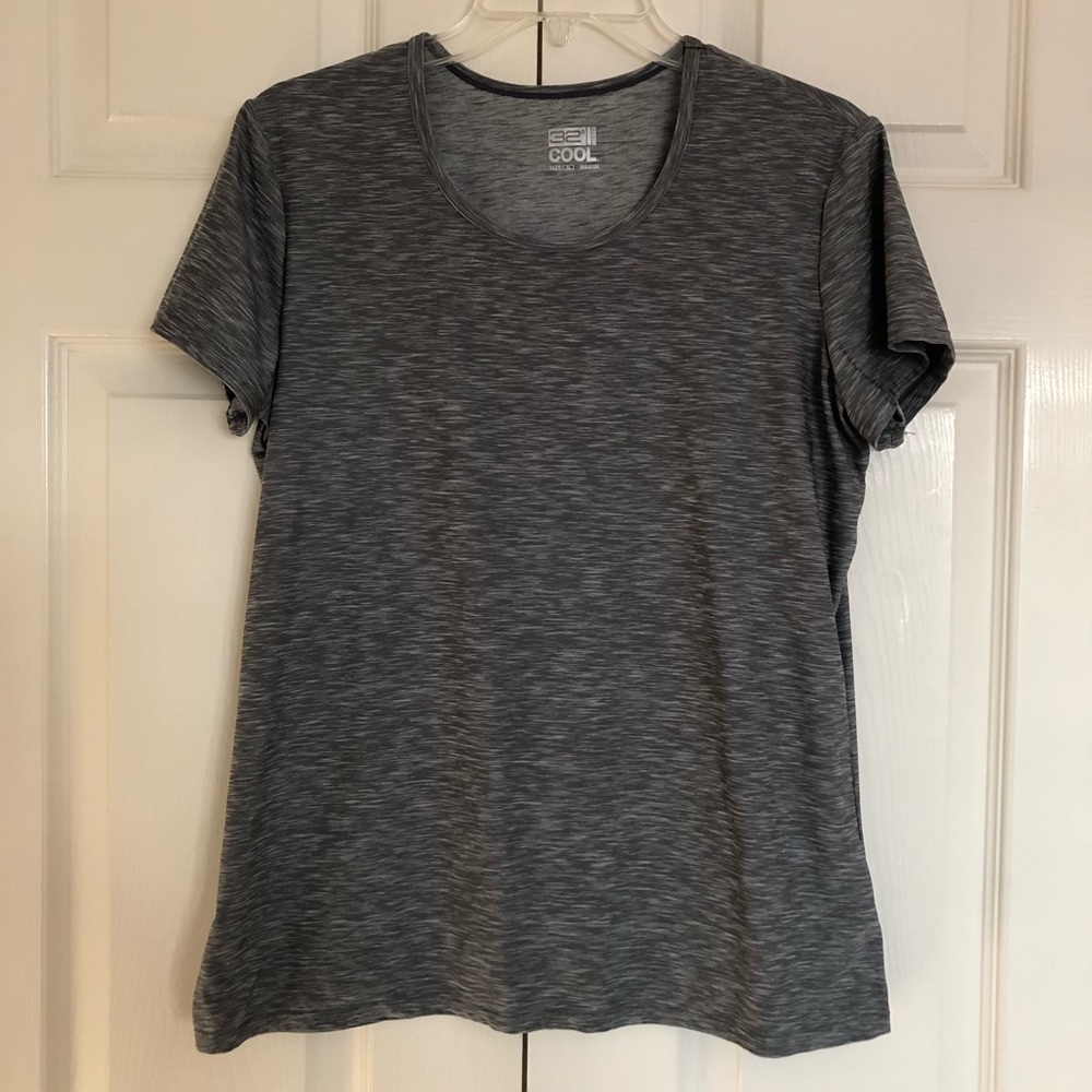 Grey Dri-fit workout shirt